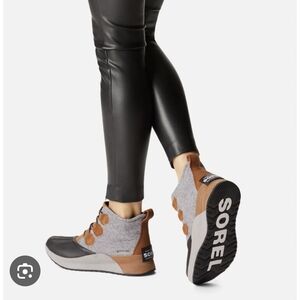 Sorel Women's Gray and Brown Sneakers